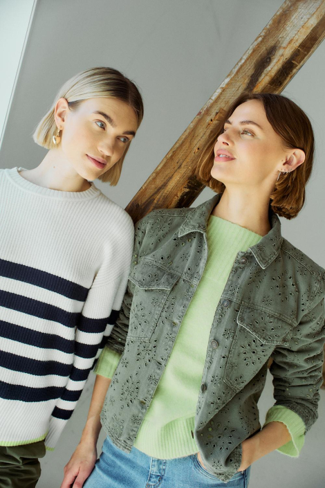 Freequent groene dames trui