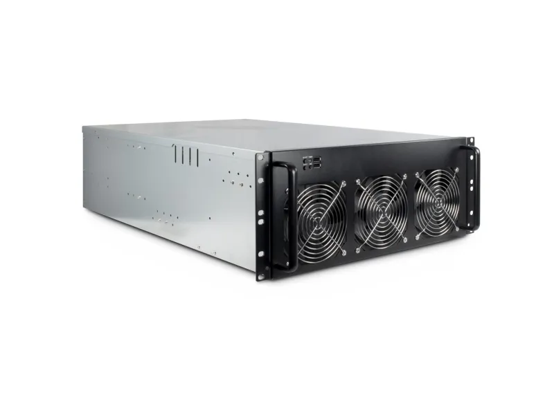 Inter-Tech 4W2 Mining Rack - Rack-monterbar - 4U - ATX - ingen strømforsyning (ATX) - USB