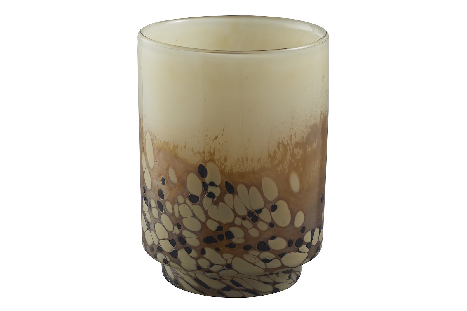 Charlotte lysholder/vase Brun/beige Ø16,5 H22,5 cm