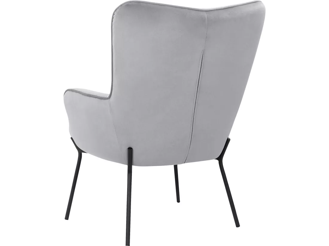 Fauteuil Boris Gris Clair Stax