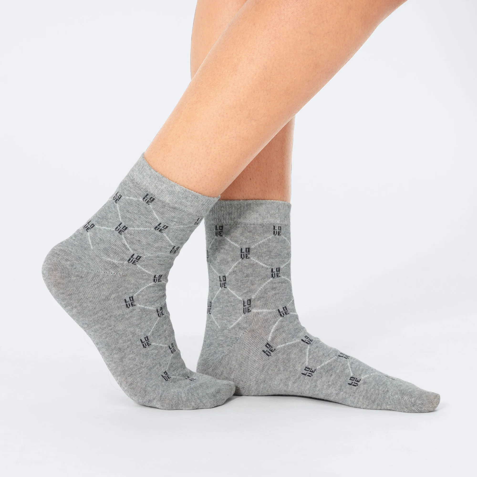 Damen-Kurzschaft-Socken, 3er-Pack