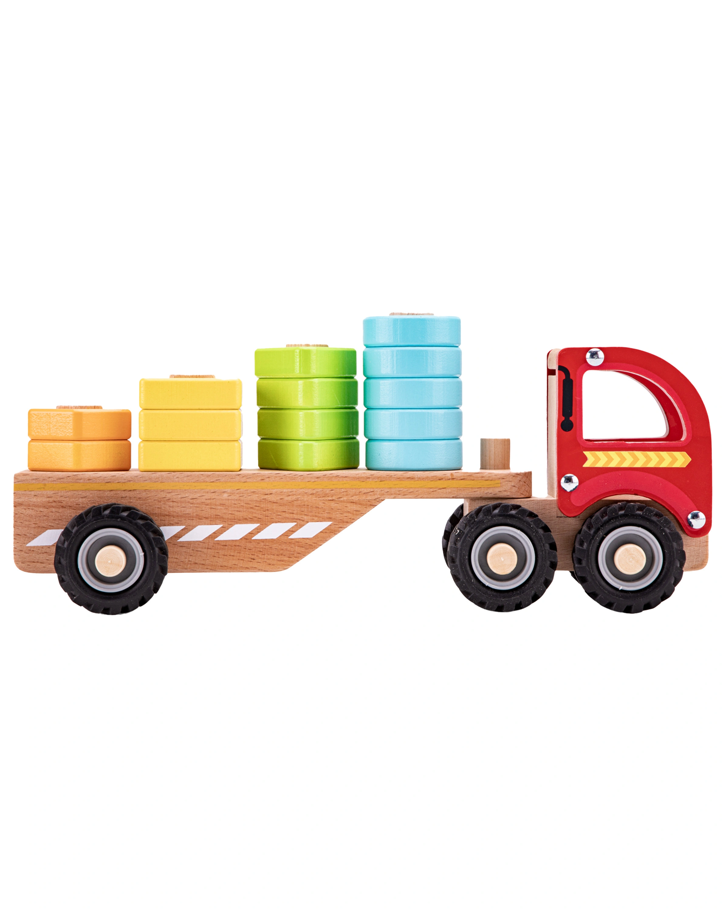 Holz-Lastwagen GEOMIC mit Formensteckspiel