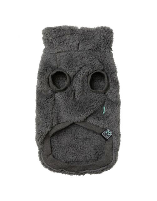 Fuzzyard Turtle Teddy Sweater Donkergrijs - Hondenkleding