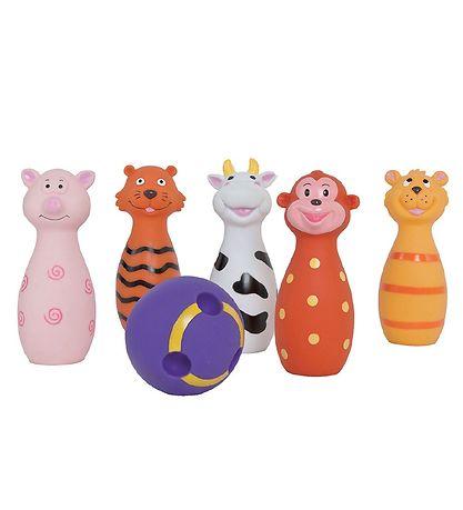 Ludi Bowling Set - Tiere - 6 Teile