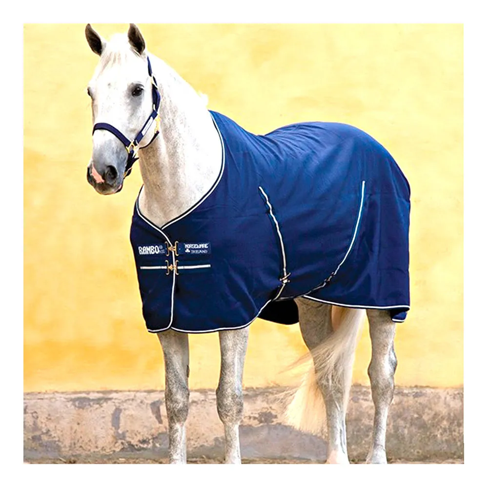 Horseware RAMBO STABLE SHEET 0G - Chemise de box navy/navy/white