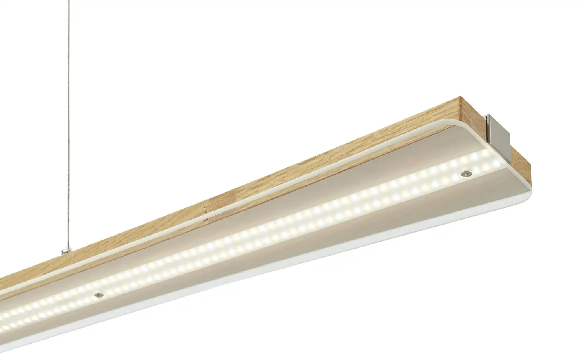 LED-Pendelleuchte, 1-flammig, Eiche natur