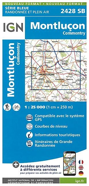 IGN - 2428 SB MONTLUCON 1 25 000