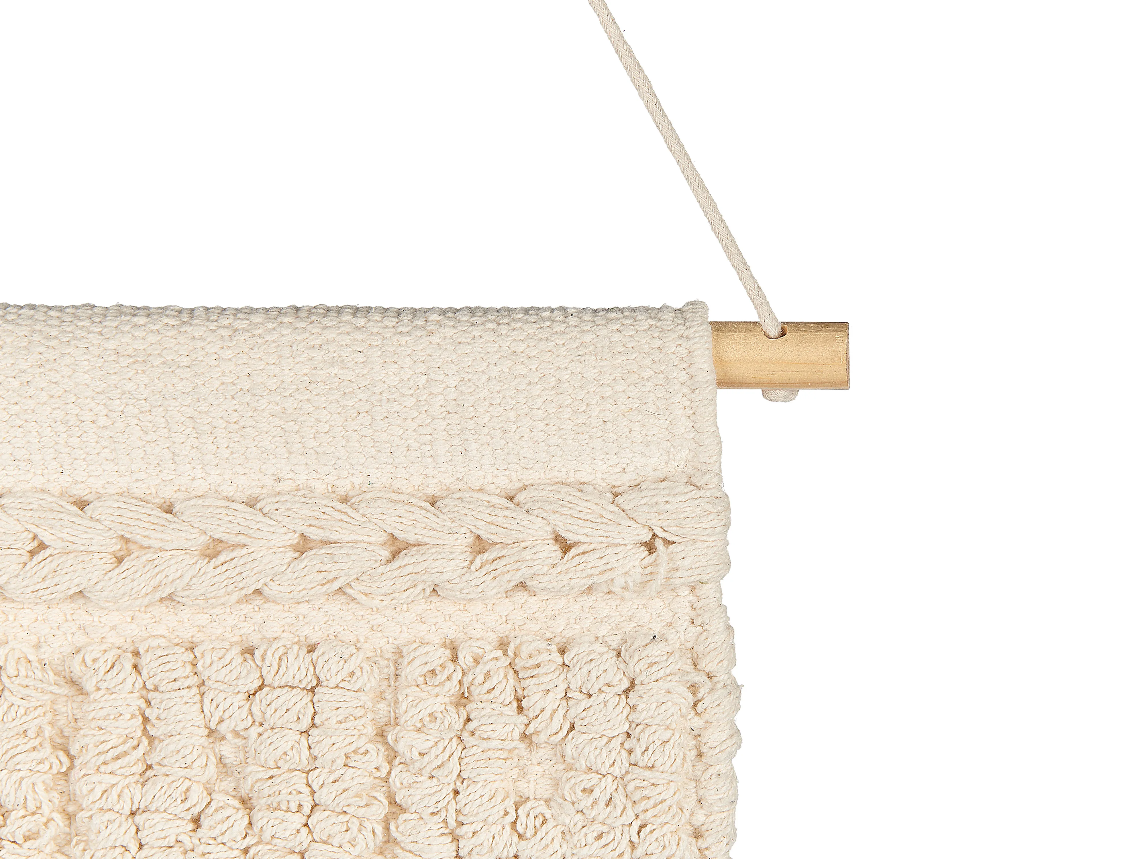 Stoffen wanddecoratie KAMOKE Katoen 103 cm Beige