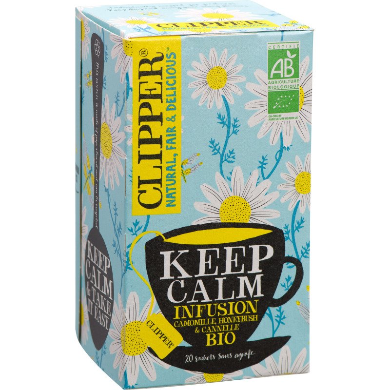 Infusion Keep Calm bio Clipper - Boîte de 20 sachets