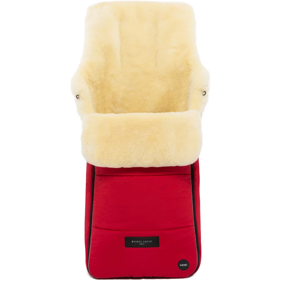 Werner Christ Baby Fußsack AROSA LUXE chili red
