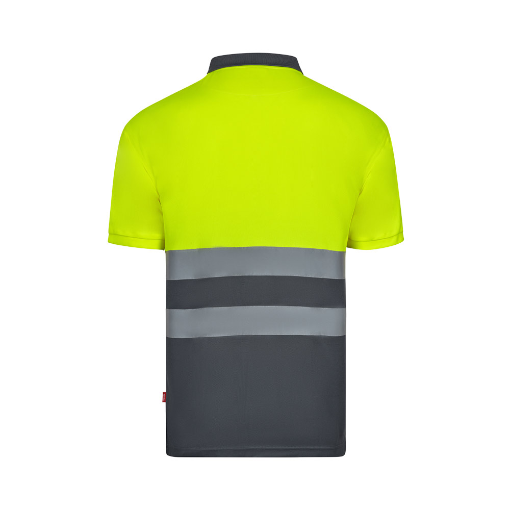 Velilla 36141 - Polo Bird-eye (140g/m²) à manches courtes, en polyester (100%)