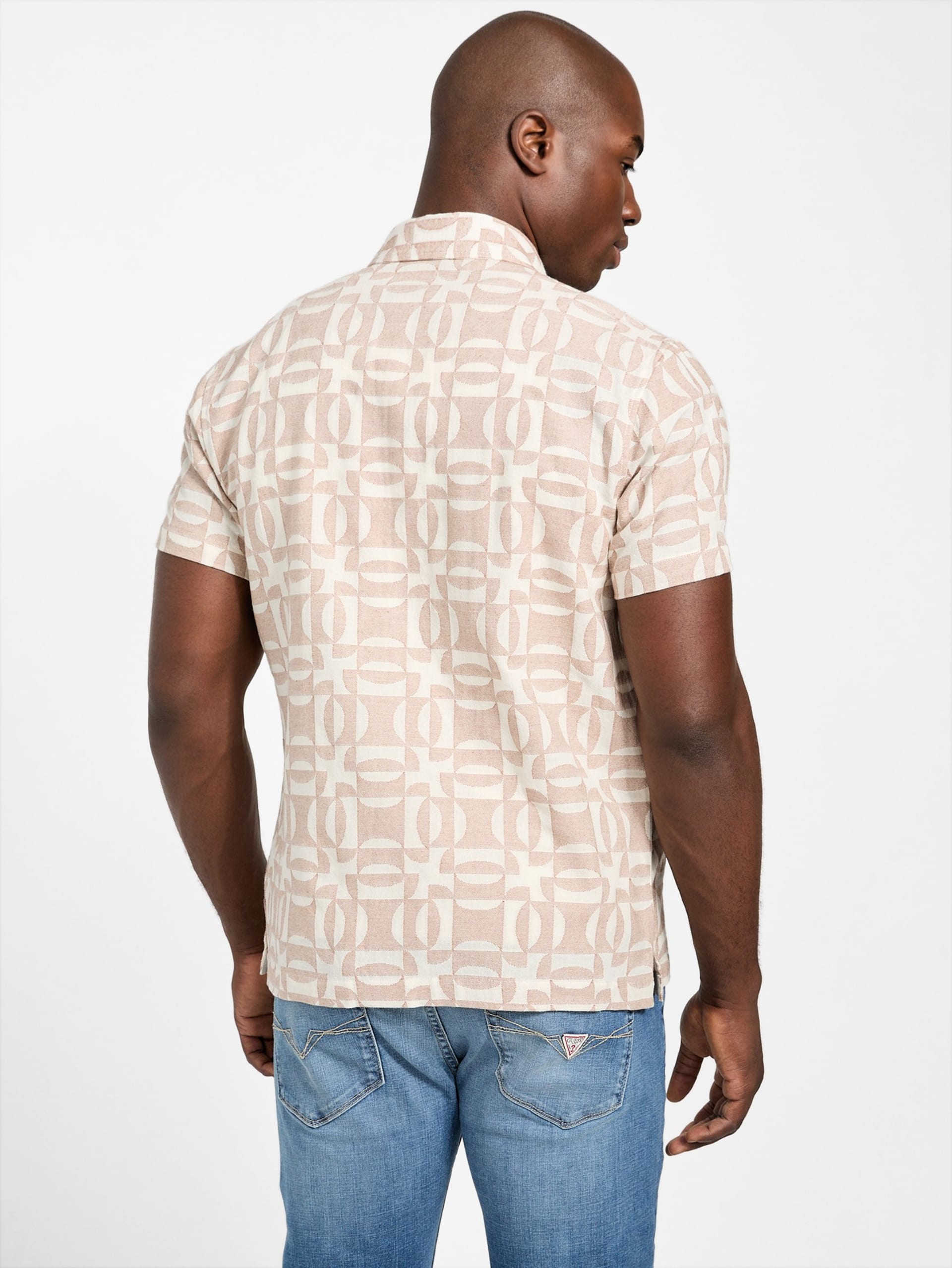 Camisa Kendrick Geo Jacquard