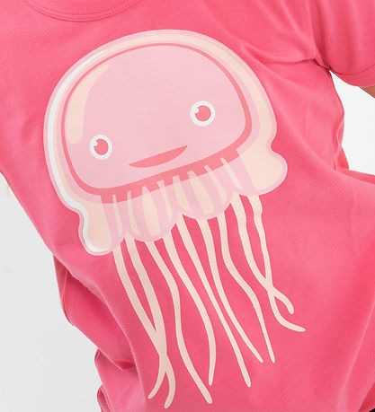 ANIMAL T-Shirt - DyrGrowl - Bright Pink Wassermann