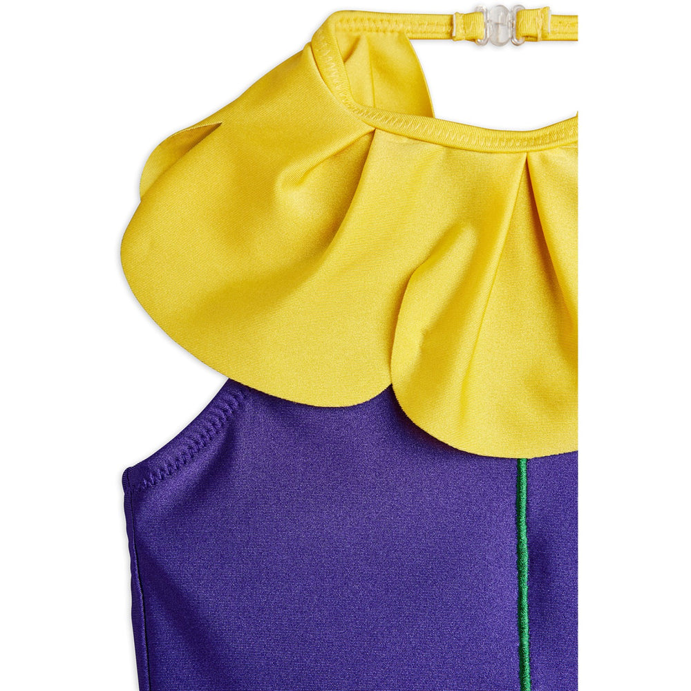 Køb Mini Rodini Purple Flower Halterneck Badedragt