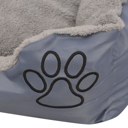 Cama/almofada cinza para cachorro