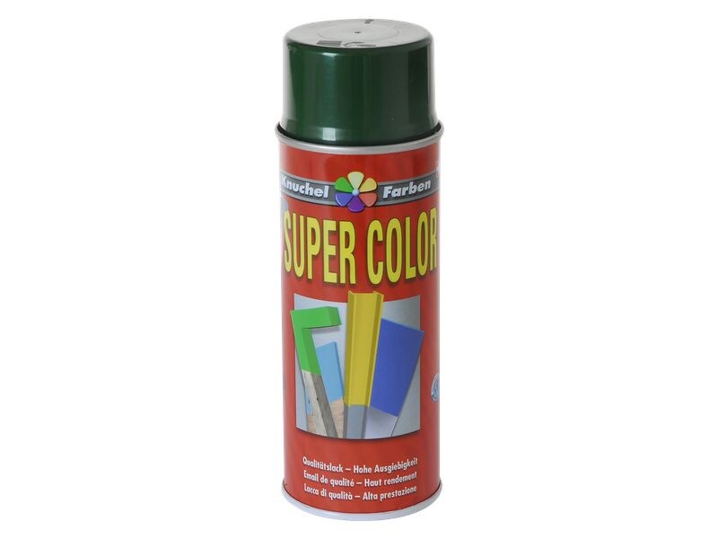 Knuchel Lack-Spray Super Color 400 ml Moosgrün 6005 Farb-Spraydose für den Aussen- und Innenbereich