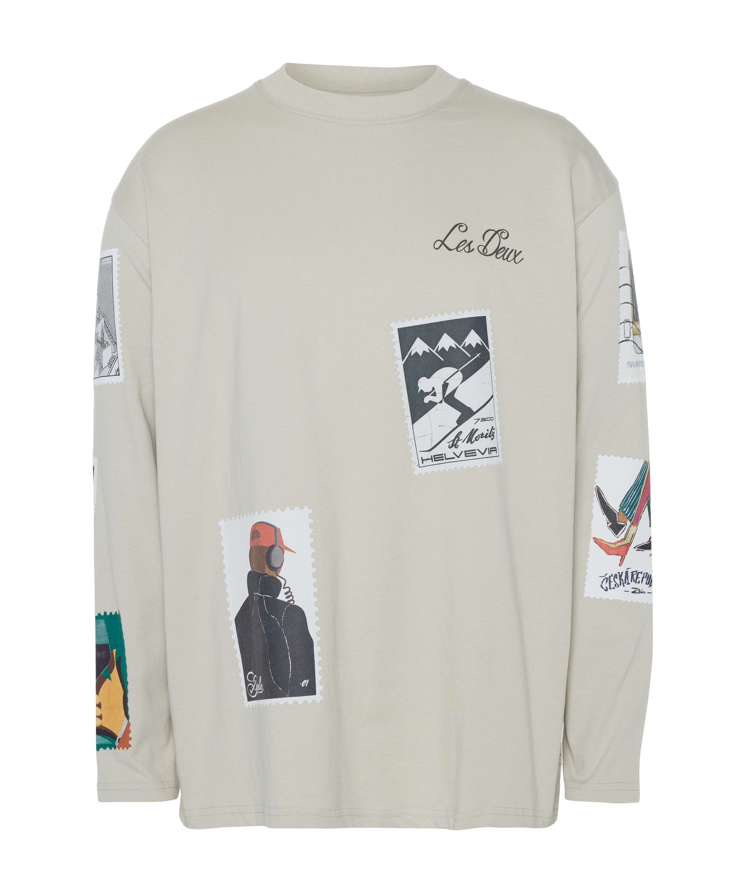 Les Deux Heren longsleeve beige