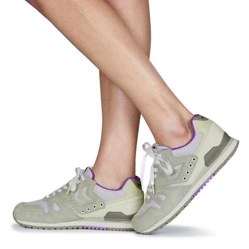 hummel - MARATHONA SUEDE - Gris / Violet