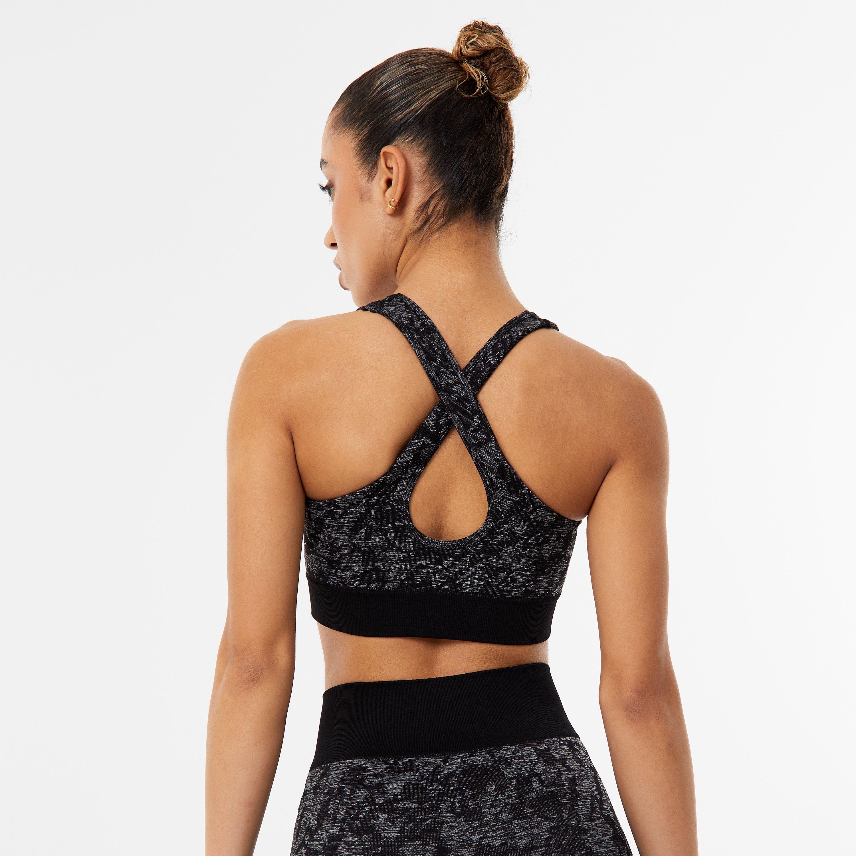 Everlast Seamless Cross Back Sports Bra