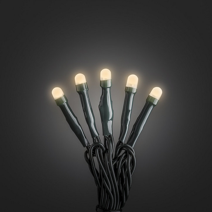 Guirlande lumineuse à micro-LED cable vert foncé