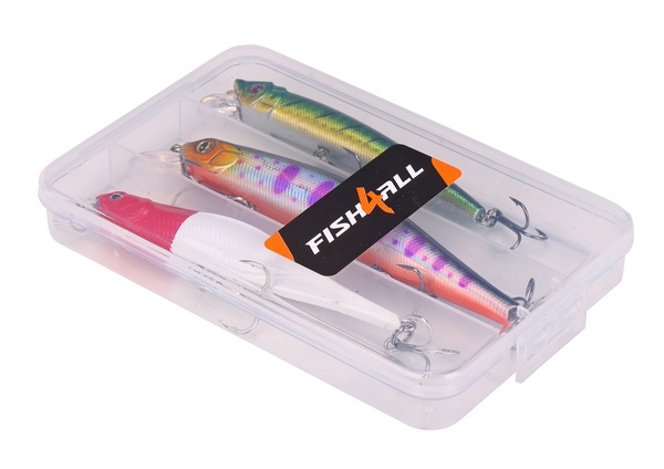 Kit de leurres durs flottants assortis Fish4All Mix 1 (3pcs)