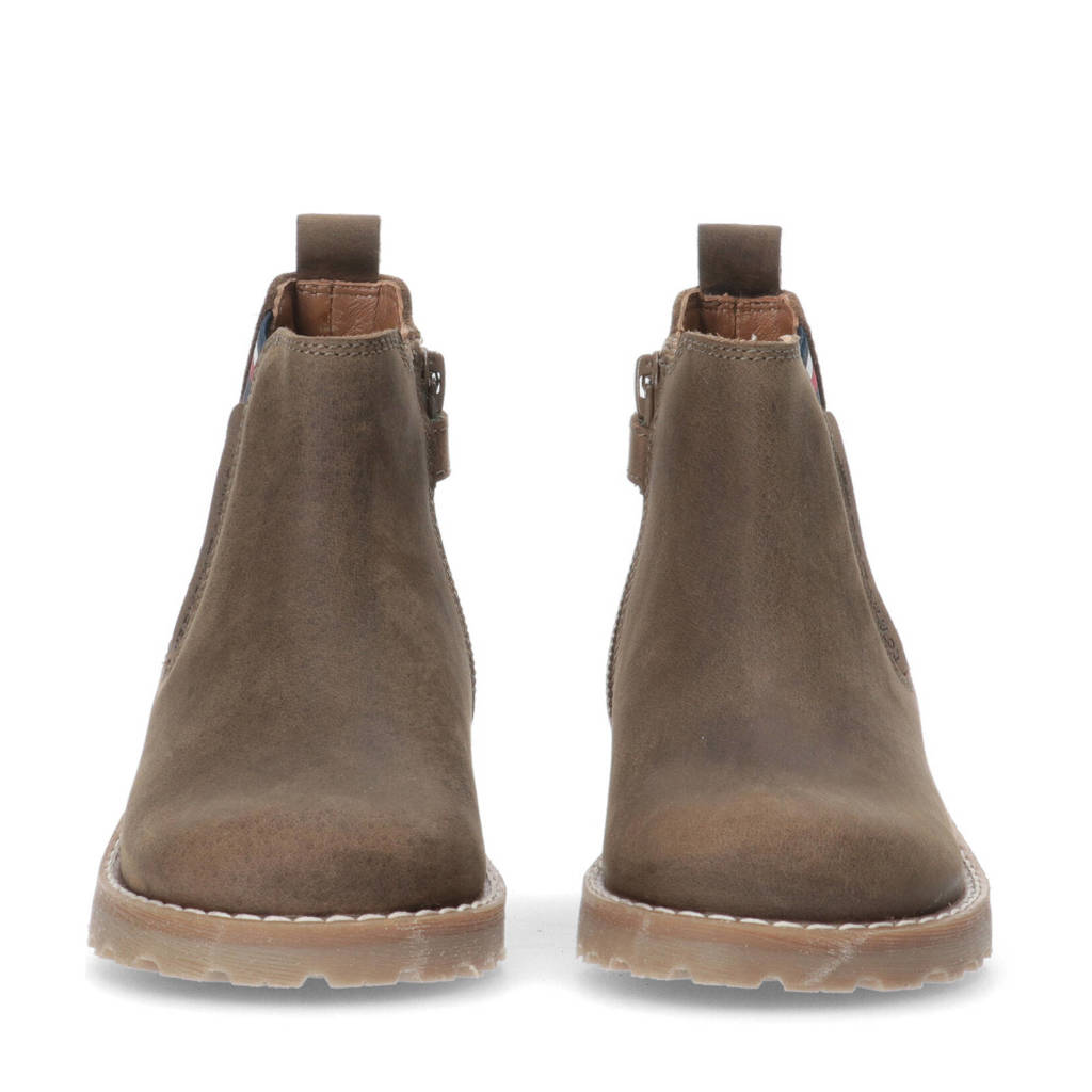 Tommy Hilfiger chelsea boots groenbruin