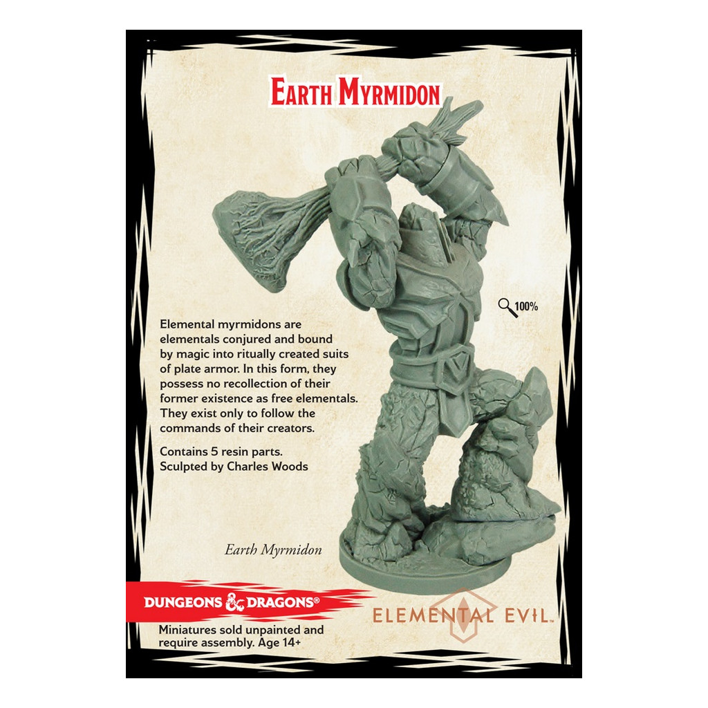 D&D - Princes of the Apocalypse - Earth Myrmidon