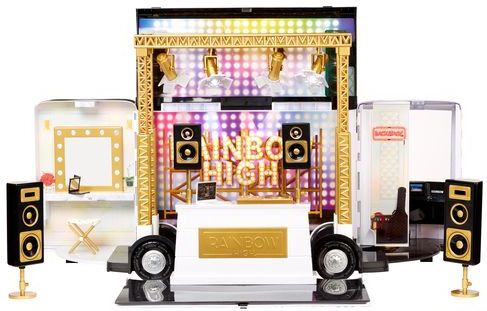 Rainbow High - Rainbow Vision Tour Bus - Luxe Speelset - 4-in-1 - Met Verlichting