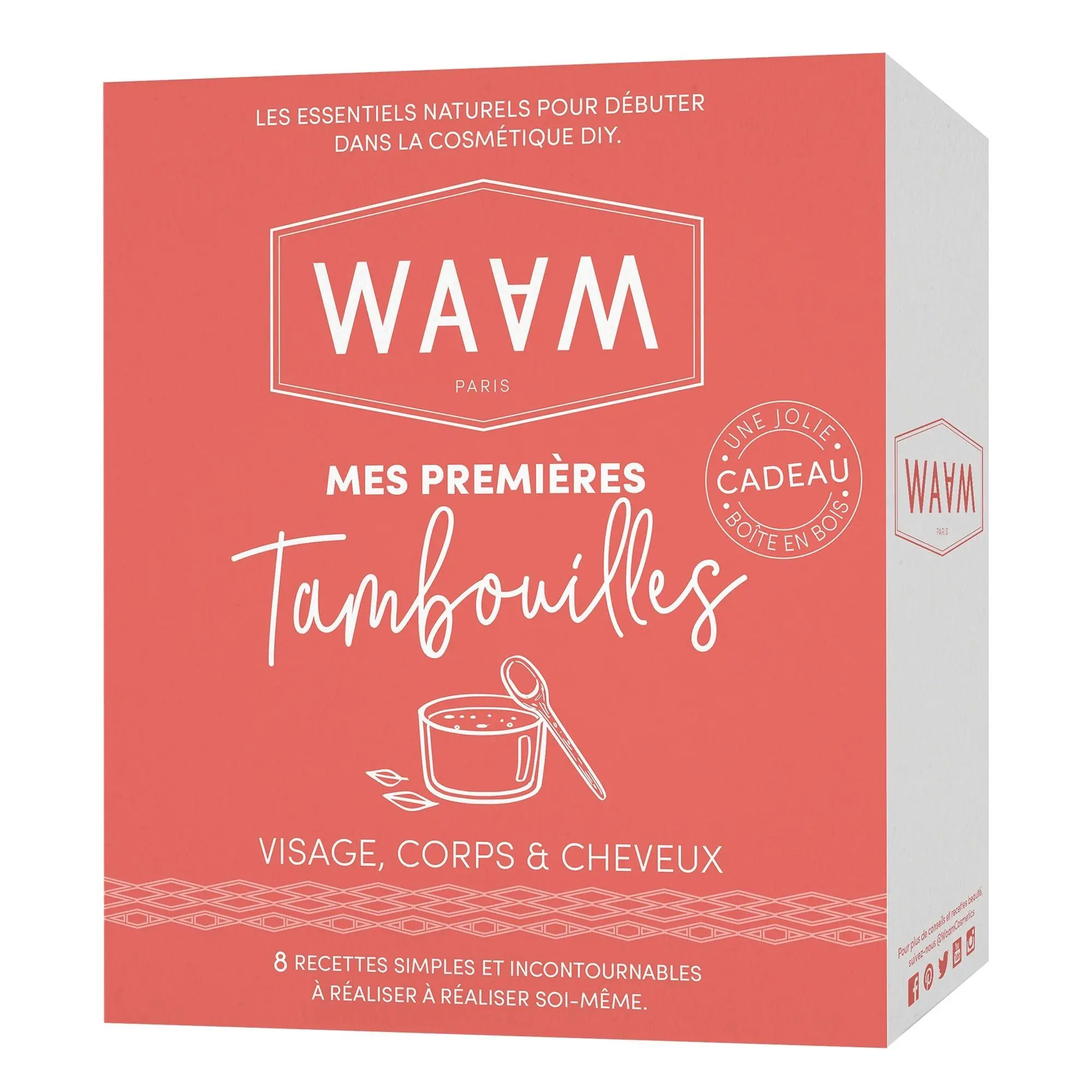 Waam - Coffret Mes premières tambouilles Visage, Corps et Cheveux- Masque