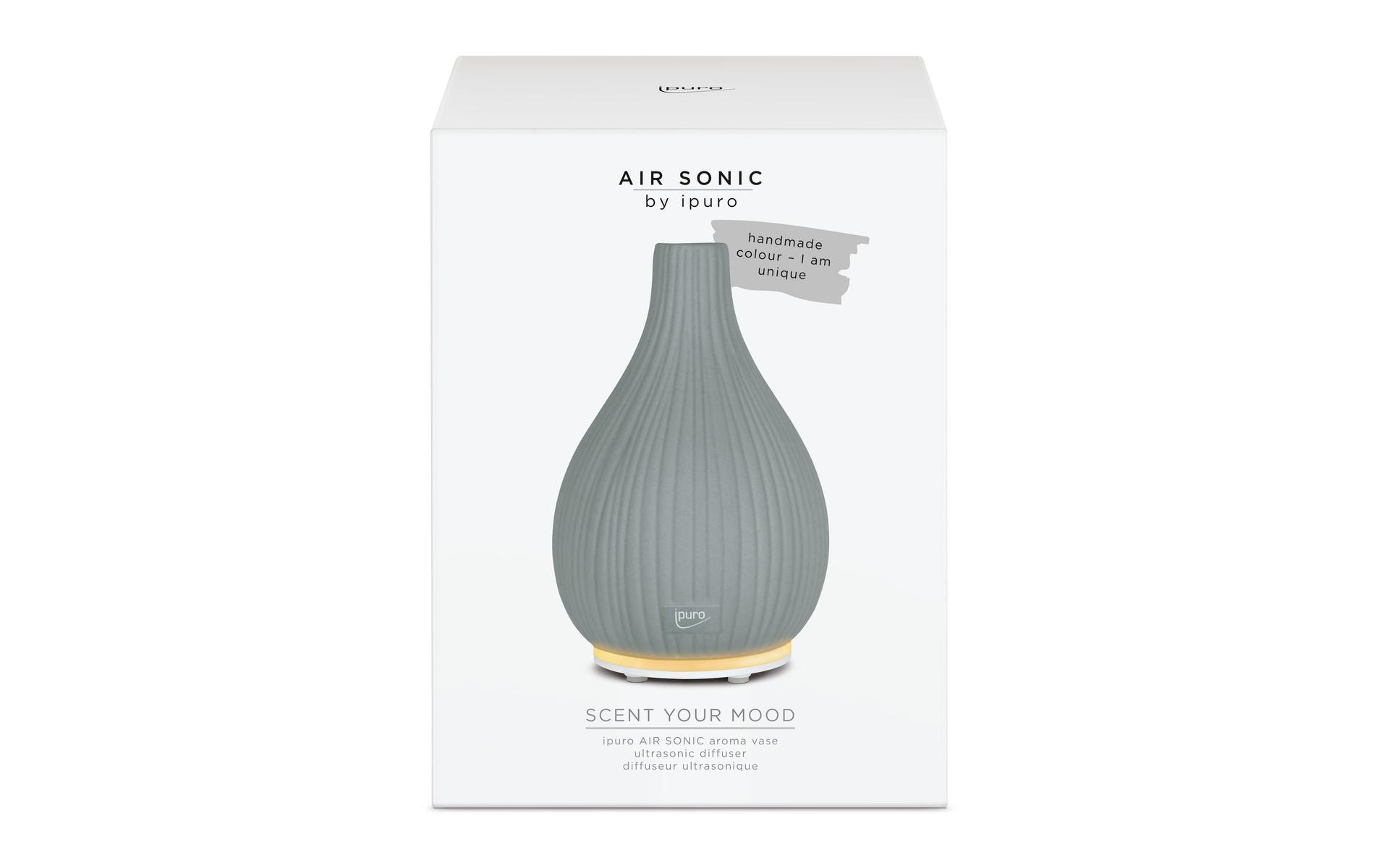 Lufterfrischer Aroma Vase GrauAroma-Diffusor