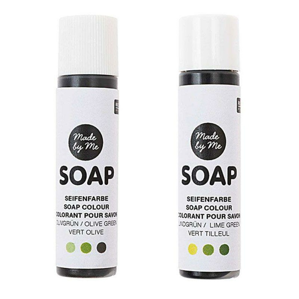 2 colorants pour savon 10 ml - vert