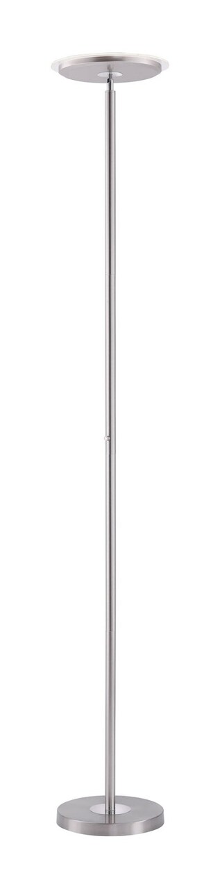 JUST LIGHT LED Stehlampe HANS 181 cm stahlfarbig