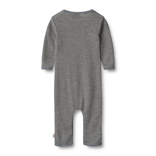 Wheat Haven Wool Heldragt, Navy Stripe, 68 cm