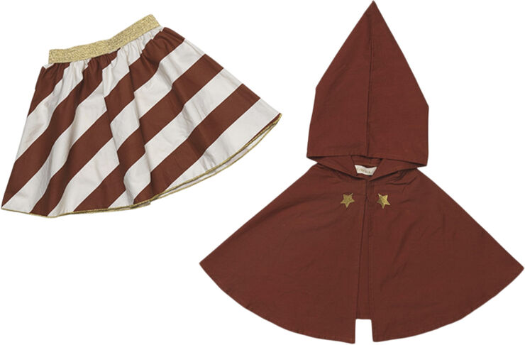 Fabelab Dress-up elf set - Skirt and Cape Multi colours