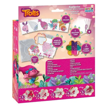Craze Rainbow Beadys Kreativ Set Dreamworks Trolls