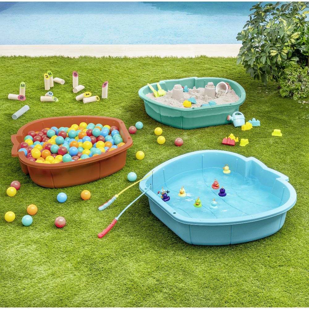 Balle plastique multicolore x50 - Ø6cm