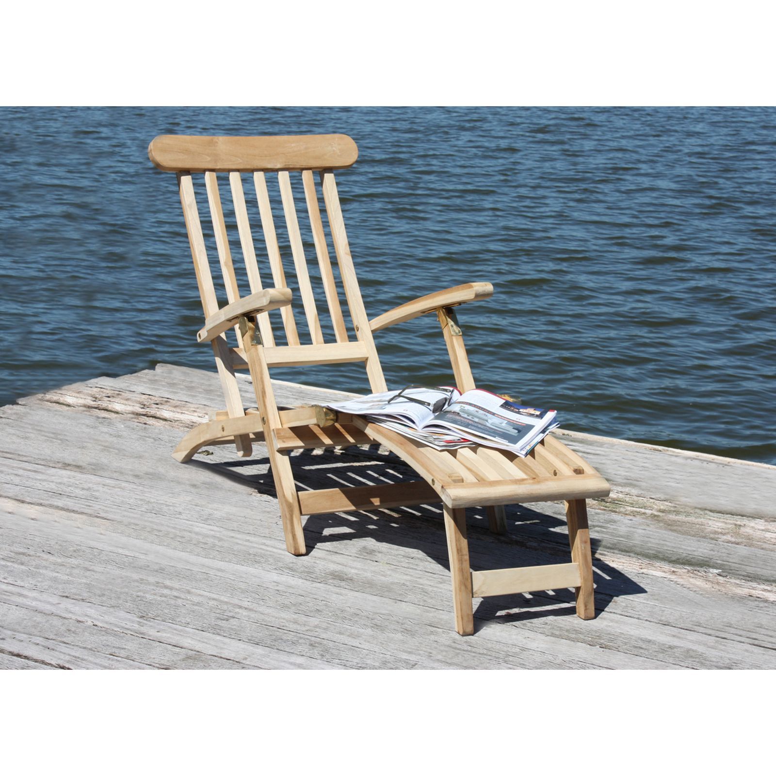 Liegestuhl JAVA - Teak - Massivholz