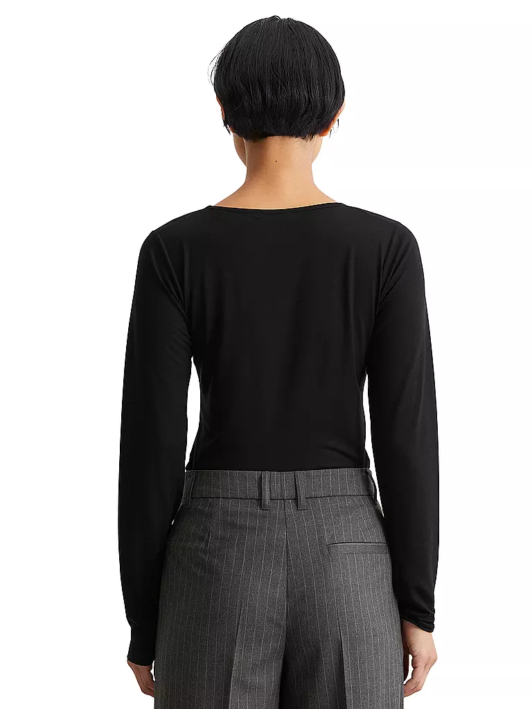 MARC O'POLO Langarmshirt schwarz