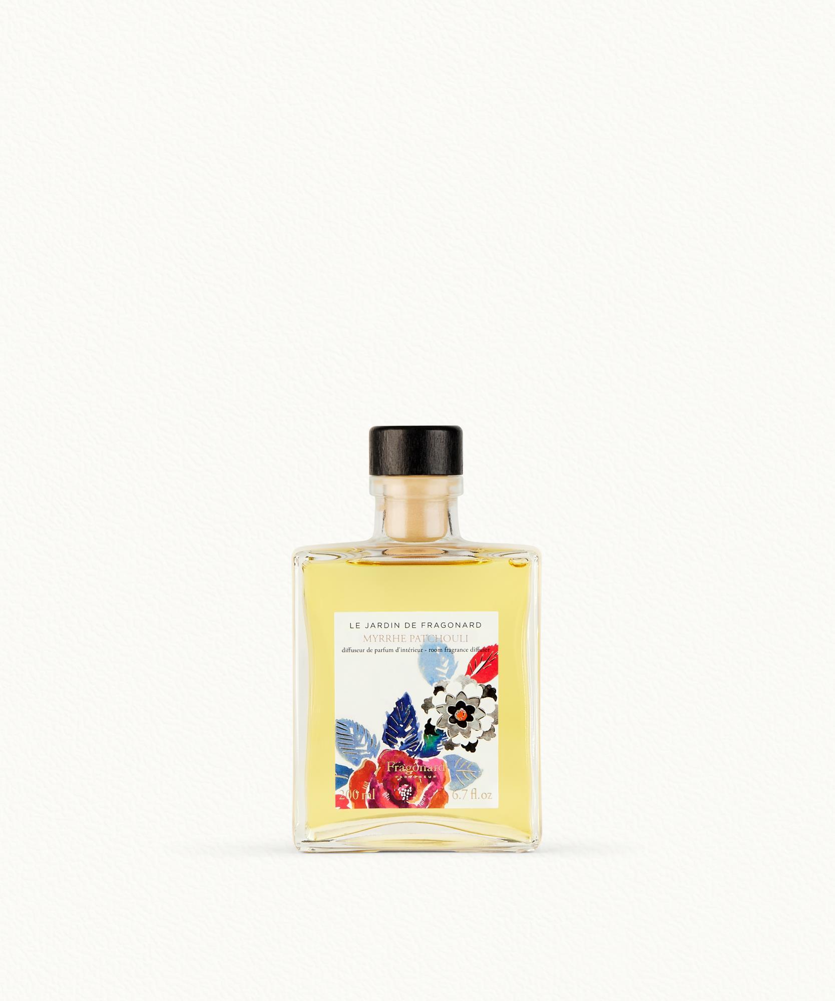 Myrrhe Patchouli  Diffuseur + 10 bâtonnets - flacon 200 ml
