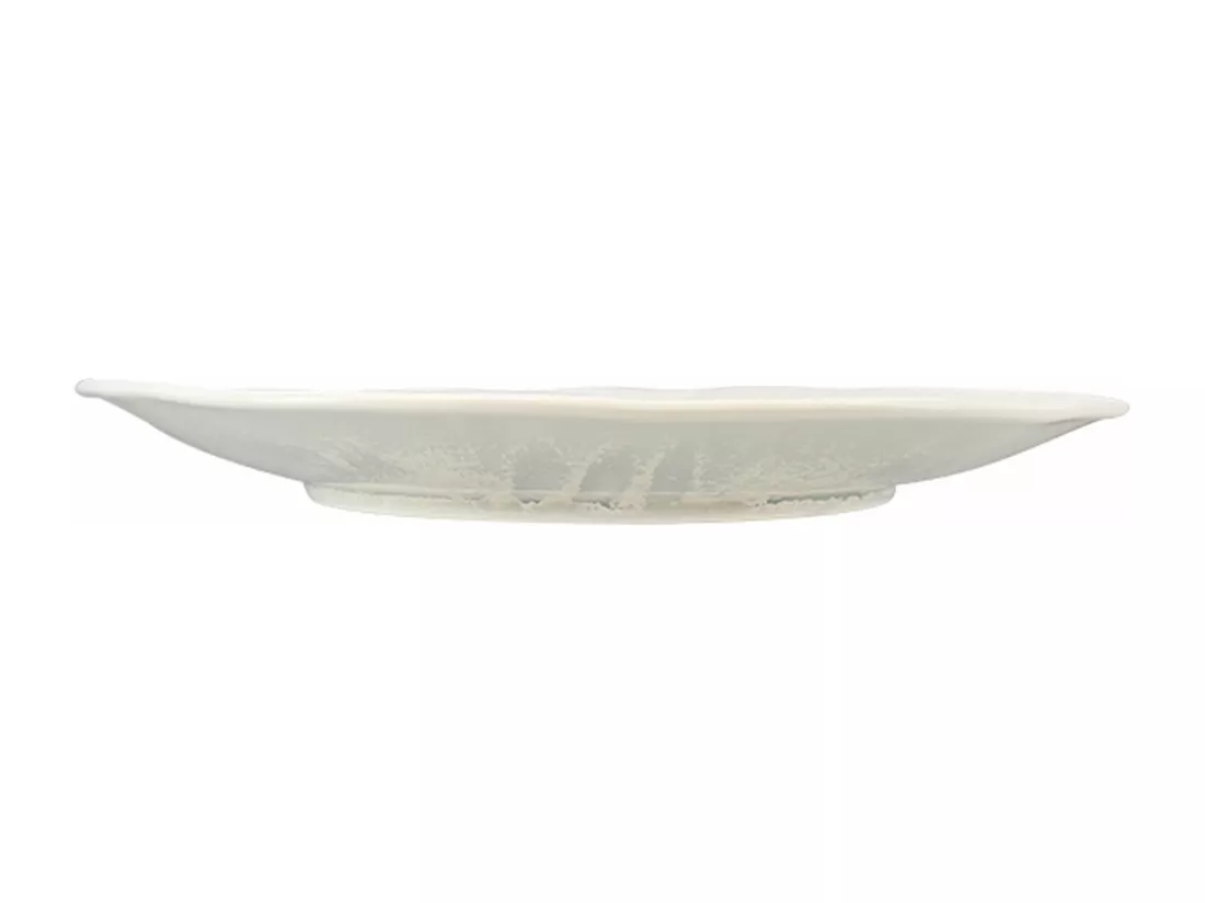 Ogo Living - Lot 6 Assiettes Plates Urus 31cm En Porcelaine Bleu Et Blanc