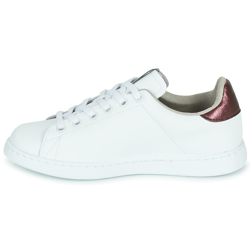 Victoria - TENIS EFECTO PIEL & GALE - Blanc / Rose