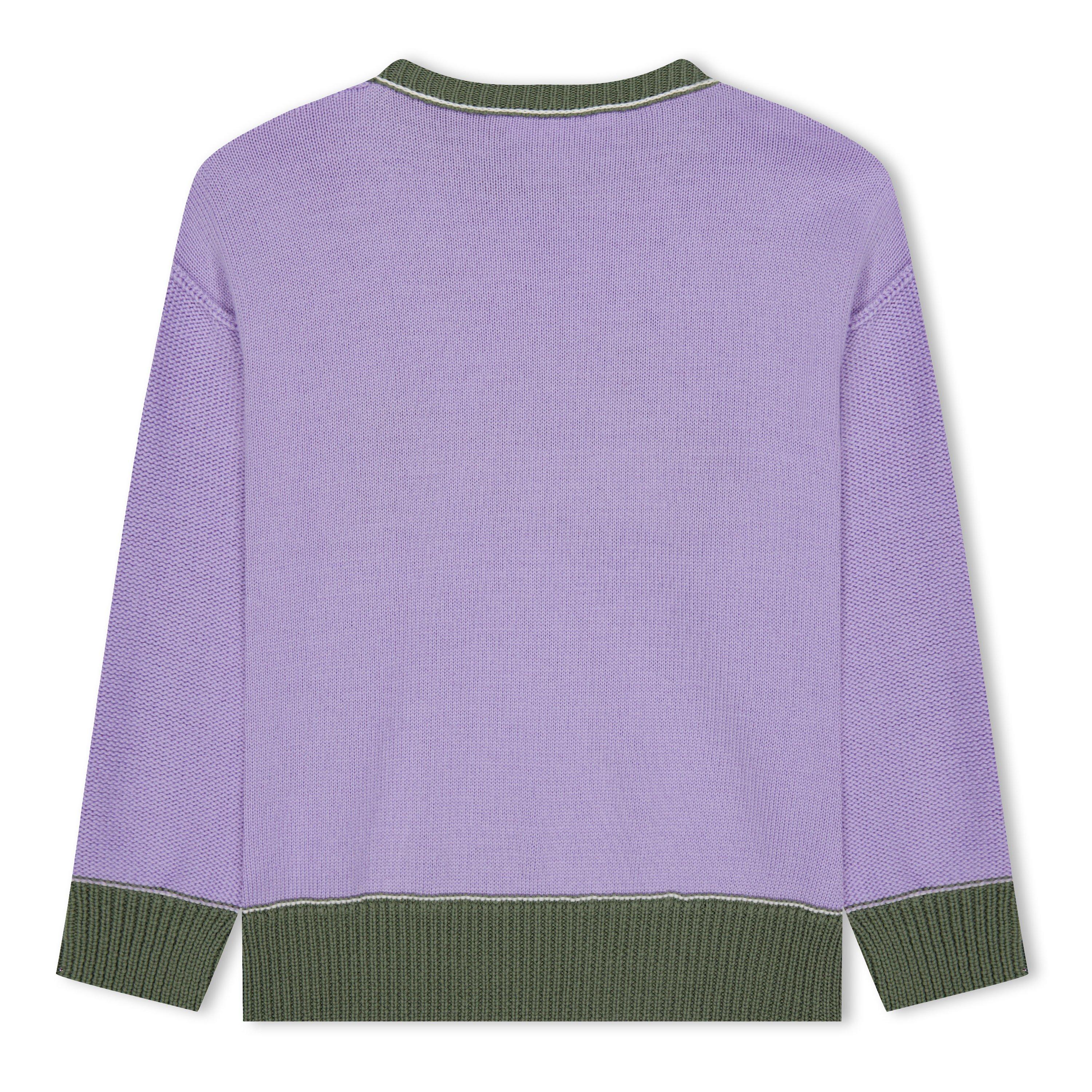 Palm Angels Knitted Bear Sweater Juniors
