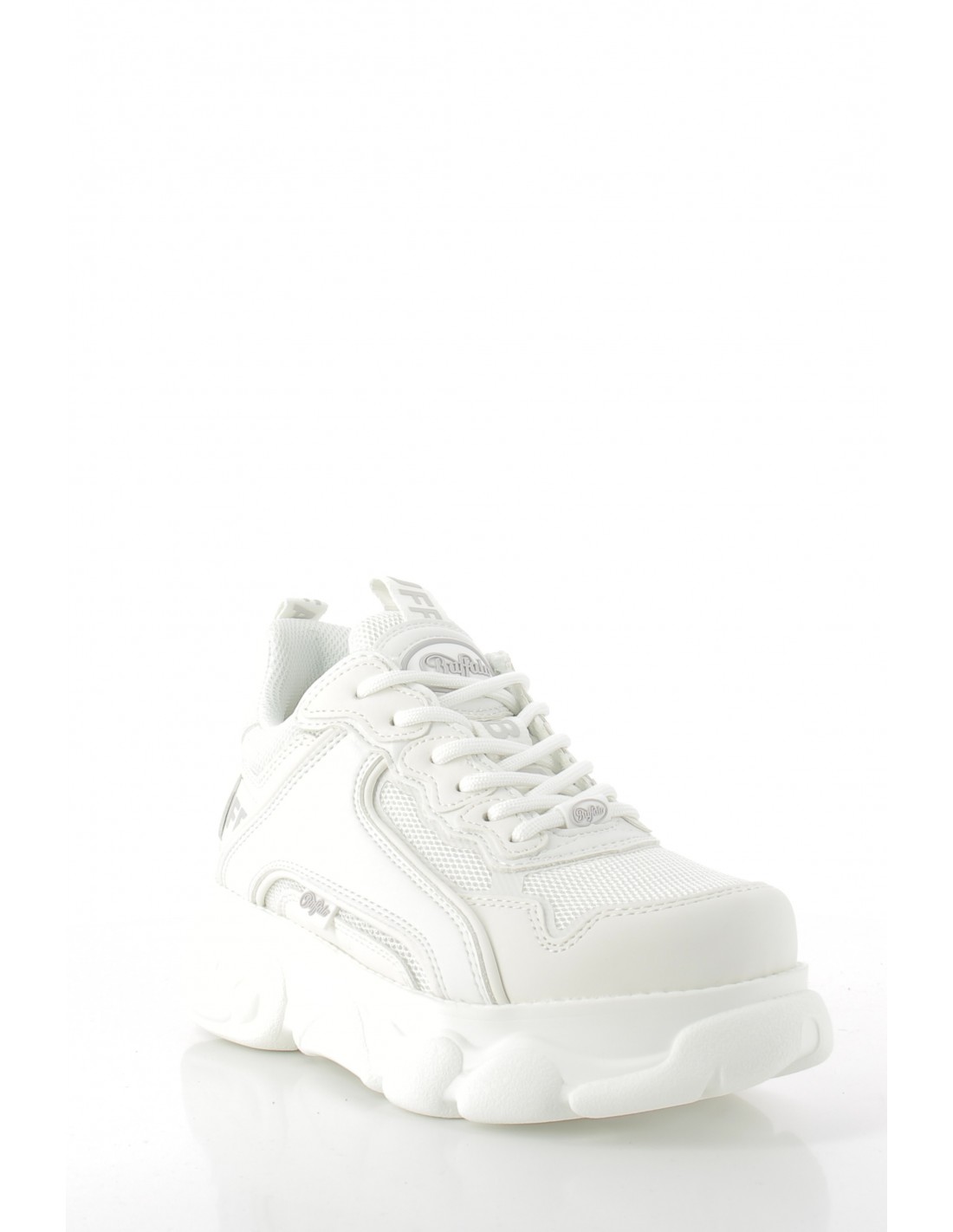 buffalo Baskets compensées Femme cld chai blanc