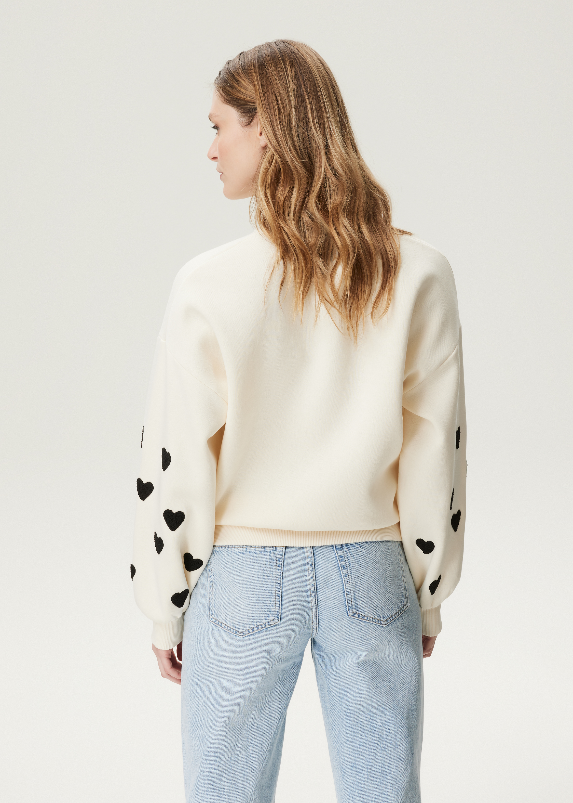 Sweater met hartjes