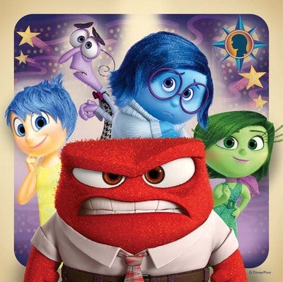 Ravensburger Disney Pixar Innsiden Ut Puslespill 3x49 Brikker