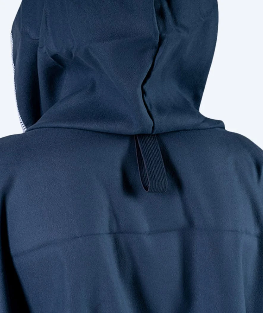 Watery badeponcho til junior - Microfiber - Mørkeblå
