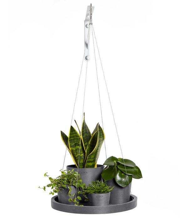 Ecopots Kunststoff-Untersetzer hängend, rund,