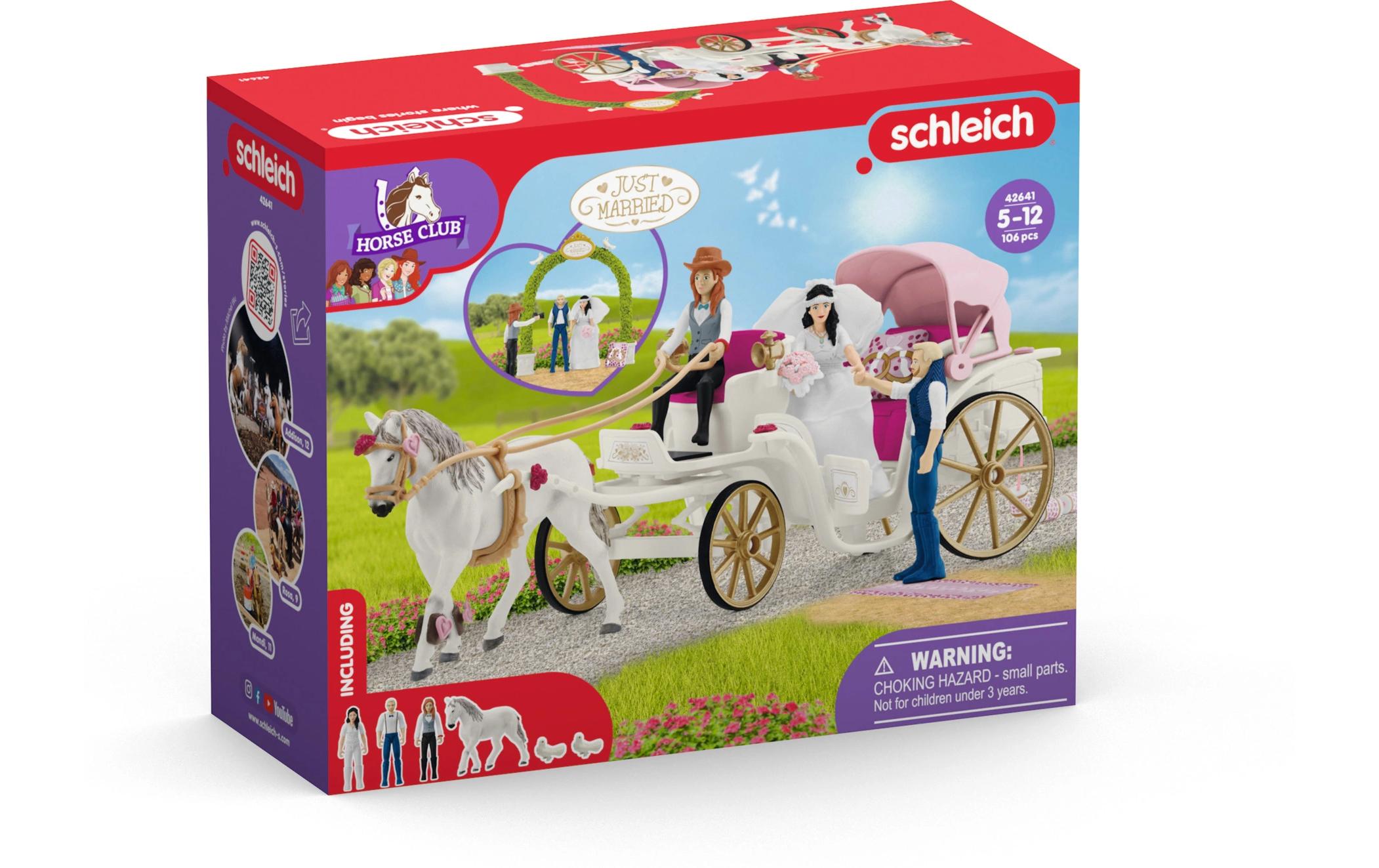Spielfigurenset Horse Club HochzeitskutscheRomantisches Pferde-Spielset