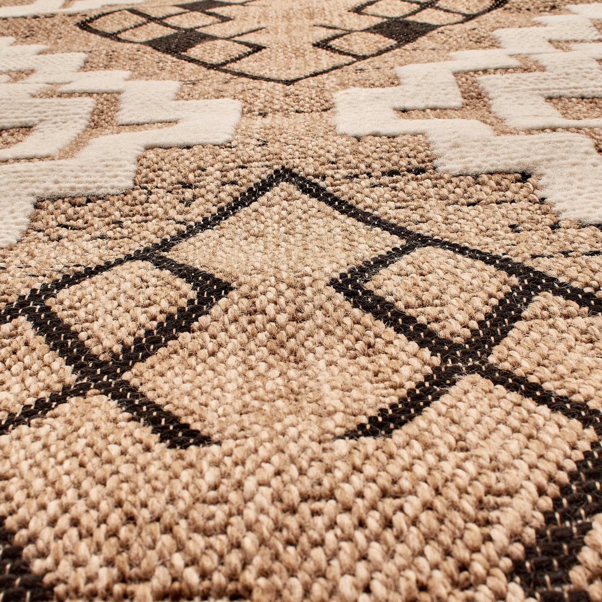 Tapis extérieur noir 160x230 cm