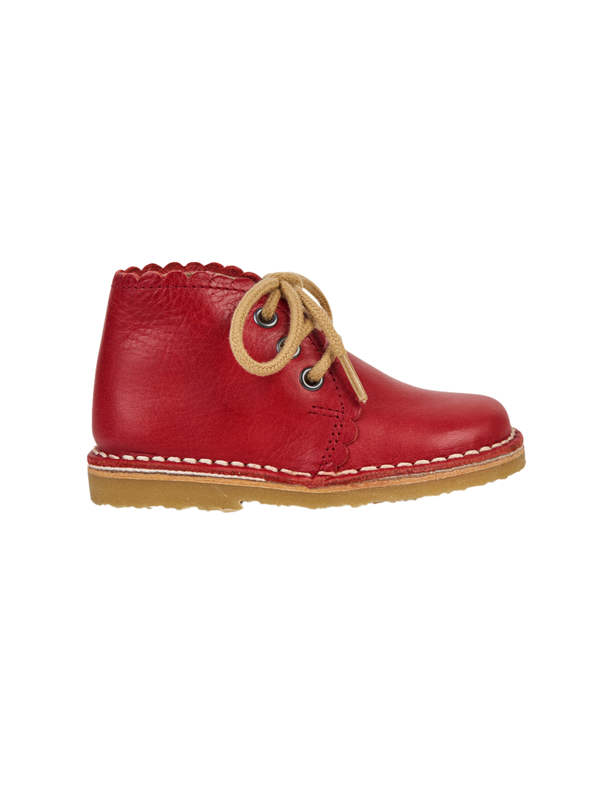 Scallop Boot - Poppy